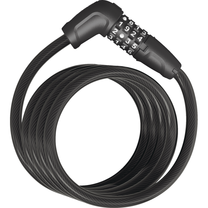 ABUS Coil Numero 5510 Combo 180cm Black
